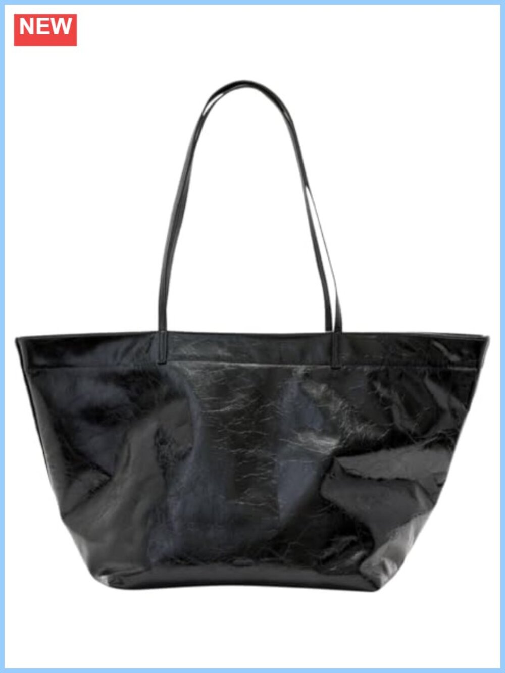 AllSaints Serafina E/W Tote 100% Cow Leather Shoulder Bag
